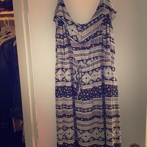 Pink black and white dress never worn